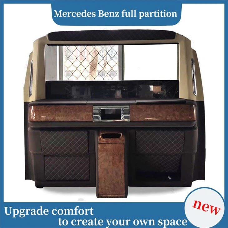 In-car TV lift-up partition